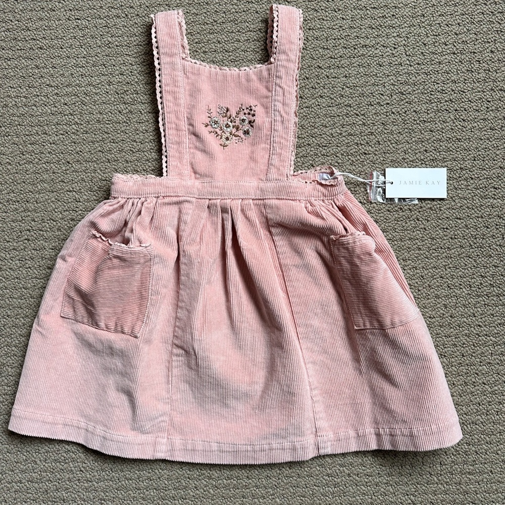 Jamie Kay Elizabeth Cord Dress Peachy 6